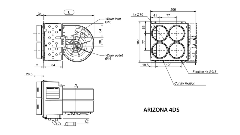 ARIZONA 4DS 5.35KW 24V